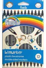 Fiorello Pisaki Bimarker dwustronne 12 szt.
