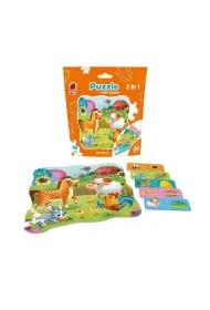 Puzzle w saszetce 49 el. Farma + mini gra Roter Kafer
