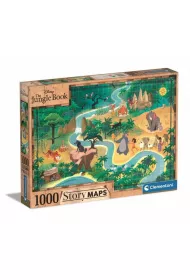 Puzzle 1000 el. Story Maps Ksi�ga D�ungli Clementoni