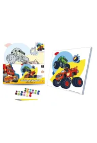 Qbee Malowanie po numerach 30x30cm Blaze: Na start