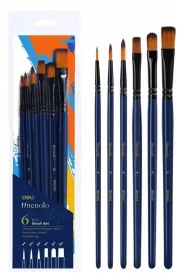 Deli Zestaw p�dzli Finenolo mi�kki nylon 6 szt.