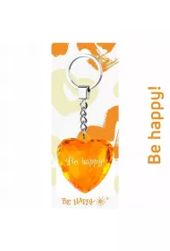 Be-Happy Gifts Brelok serce Be happy!