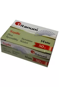 Titanum Szpilki biurowe 14 mm