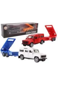 Samoch�d z przyczep� roboty drogowe metal mix Pro Kids