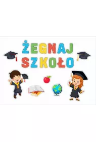 LearnHow Dekoracje okienne szko�a -  �egnaj szko�o 1. 19 szt.
