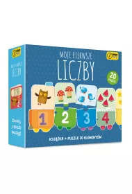 Puzzle 20 el. Moje pierwsze liczby + ksika Wilga Play