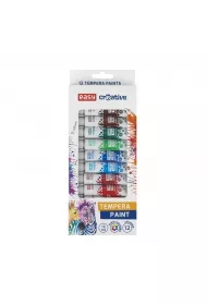 Easy Stationery Farby Tempera 12 kolor�w