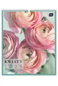 Interdruk Kalendarz �cienny planszowy 2025 33,5x40 Kwiaty