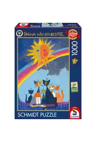 Puzzle 1000 Rosina Wachtmaister Koty s�o�ce t�cza Schmidt