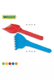 �opatka i grabie du�e 2 kolory Wader