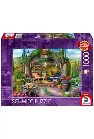Puzzle 1000 el. PQ Wymarzony domek ogrodowy Schmidt