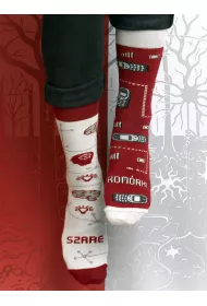 Skarpety dugie Szare komrki 39-42