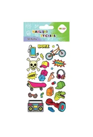 Happy Color Naklejki 3D PUFFY-Funky Text 10x20cm