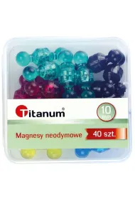 Titanum Magnesy neodymowe pionki 40 szt.