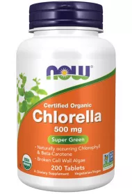 Now Foods Chlorella 500 mg Suplement diety 200 tab.