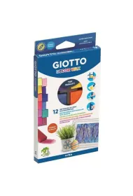 Kredki woskowe prostok�tne 12 kolor�w GIOTTO