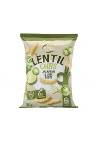 Oho! Chipsy z czerwonej soczewicy o smaku jalapeno i limonki 100 g