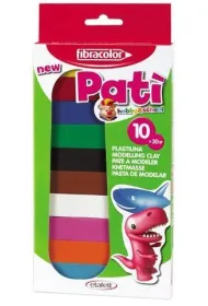 Plastelina Fibracolor Pati 10 kolor�w x 30 g
