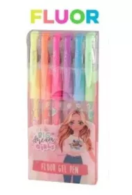 Mp Main Paper D�ugopis �elowy fluo 6 kolor�w 6 szt.