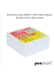 Polsirhurt Kostka biurowa bia�a 85x85x35mm 400 kartek