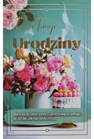Yeku Karnet urodziny z wymiennymi cyframi JCX-237