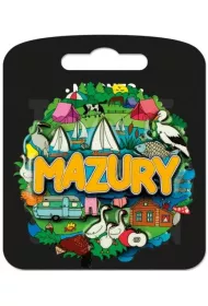 Pan Dragon Magnes I love Poland Mazury ILP-MAG-C-MAZ-07