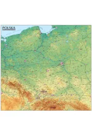 Polska- mapa og�lnogeograficzna 1:570 000 (listwa)
