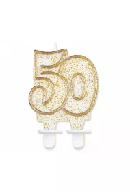 Godan �wieczka cyferka 50 z�oty kontur