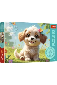 Puzzle 60 el. Szczeniaczkiem by�! Trefl