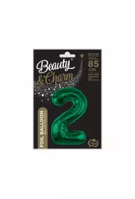 Godan Balon foliowy B&C cyfra 2 ziele� butelkowa 85cm
