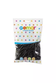 Gemar Balony Rurki w�oskie czarne 100 szt.