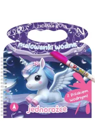 Malowanka 200X140 Zadanka & malowanki wodne. Jednoro�ce  PISAK SKRZAT 079883 SK