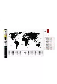 Mapa Zdrapka Travel Map Glow World