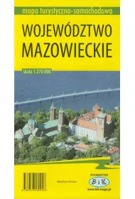 Mapa turystyczno-samochodowa Wojew�dztwo mazowieckie 1:270 000