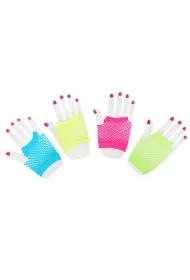R�kawiczki siateczkowe neon 2 szt MIX