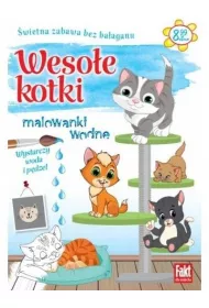 Weso�e kotki. Malowanki wodne.