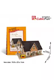 Puzzle 3D 42 el. Domki �wiata Niemcy Beer House Cubic Fun