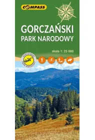 Mapa turystyczna - Gorcza�ski Park Narodowy
