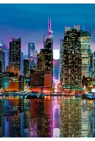 Puzzle 500 el. Pe�nia ksi�yca nad Manhattanem Trefl