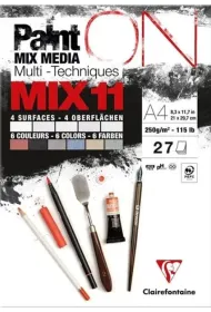 Clairefontaine Blok A4 papier�w mix11 250g 27ark