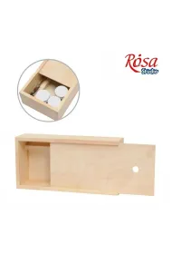 Rosa Pude�ko drewniane na gwasze 24.3x9.5x5.3cm