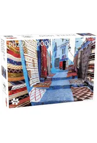 Puzzle 1000 el. Around the World. Chefchouen, Morocco Tactic