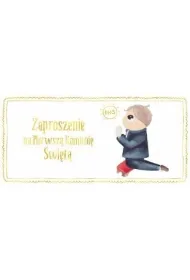 Henry Zaproszenie Komunia Ch�opiec Z�oty 10 szt.