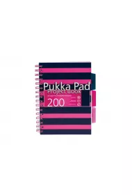 Pukka Pad Ko�ozeszyt A5 z przek�adkami Navy kratka