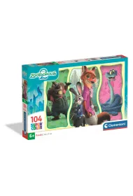 Puzzle 104 el. SuperColor. Zootopia 2 Clementoni