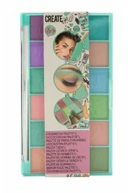 CREATE IT! Paleta cieni do powiek zielona Ses Creative