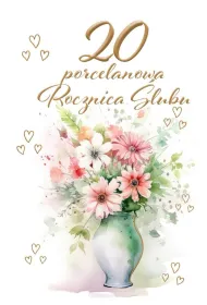 Trend Kartka okoliczno�ciowa Rocznica �lubu 20