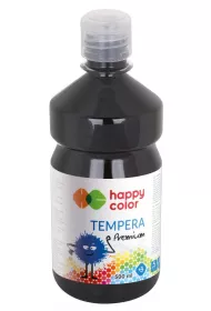 Happy Color Farba tempera Premium czarna 500 ml