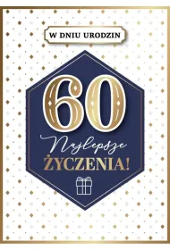 Armin Style KARNET URODZINY 60 B6 Z KOP AS GM-1221 FOL