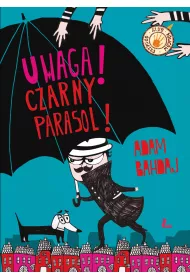 Uwaga czarny parasol